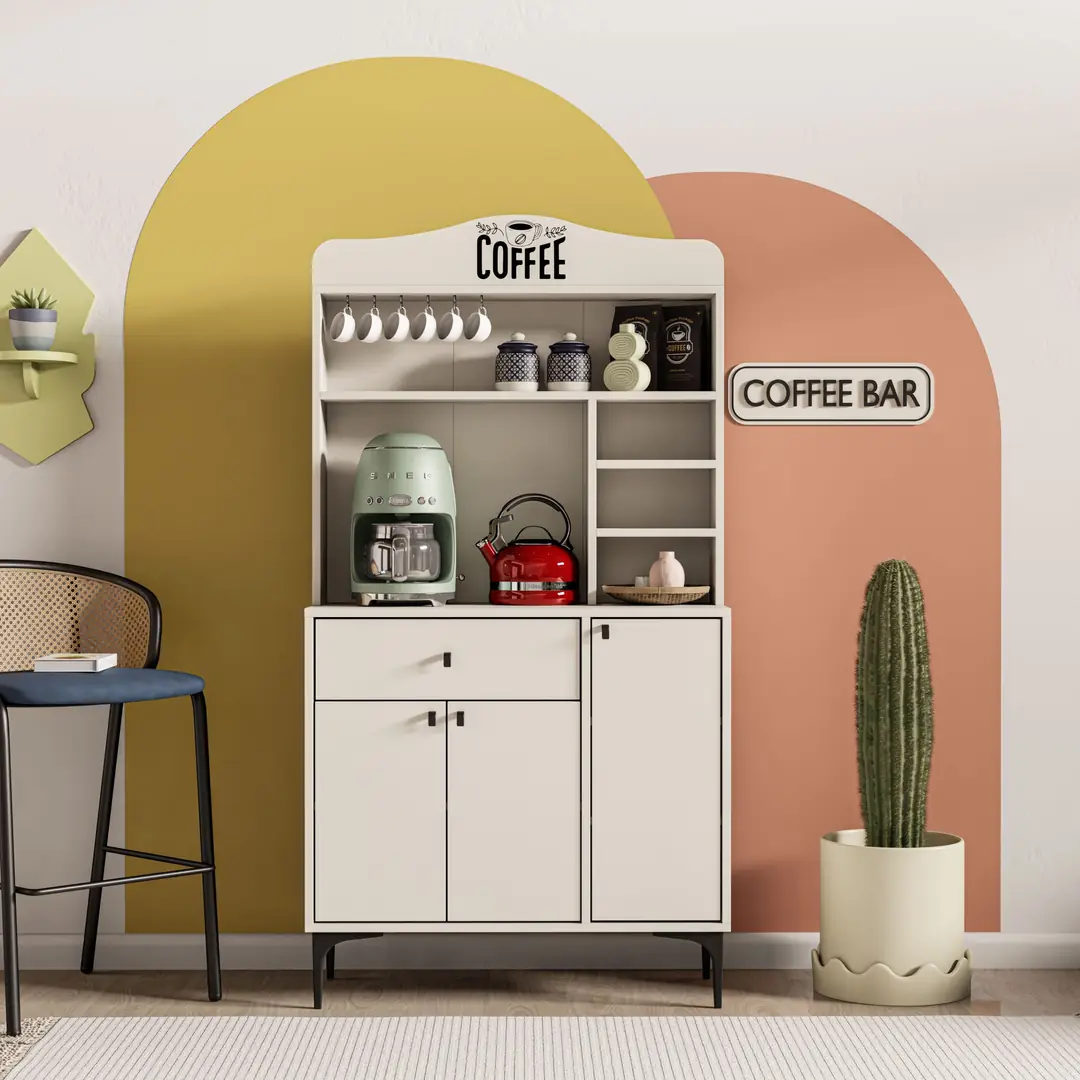 Έπιπλο Coffe Bar, Siesta 5220, 156x35x90 ,All4home